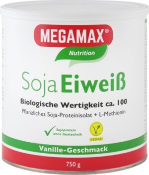 MEGAMAX Soja Eiweiß Vanille Pulver