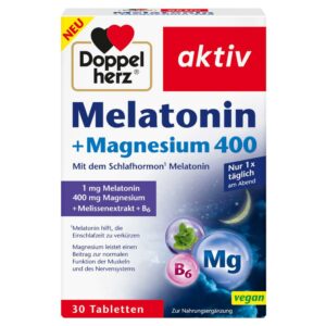 Doppelherz aktiv Melatonin + Magnesium 400