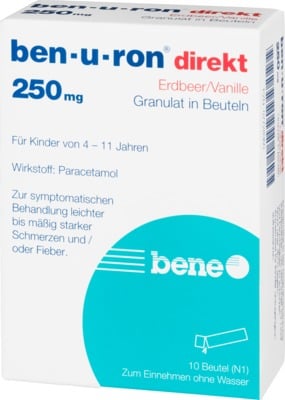 Ben-u-ron direkt Erdbeer/Vanille 250mg