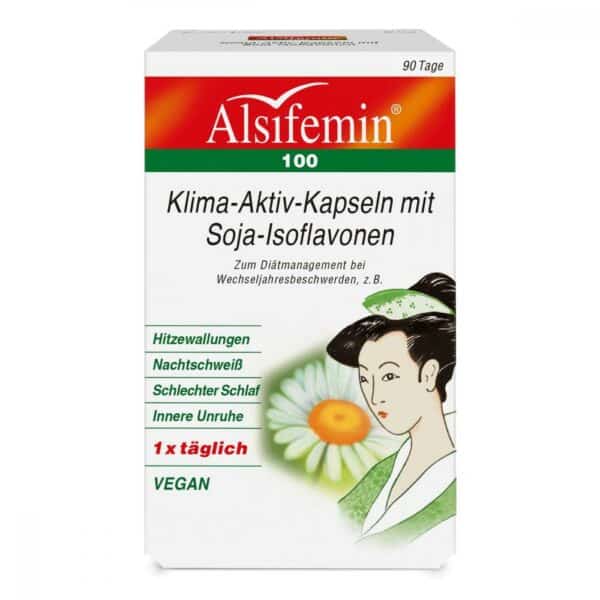 Alsifemin 100 Klima-Aktiv-Kapseln mit Soja-Isoflavonen