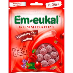 Em-eukal Gummidrops WILDKIRSCH-SALBEI zuckerhaltig