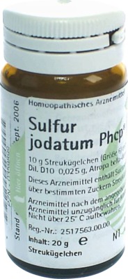 SULFUR JODATUM PHCP Globuli