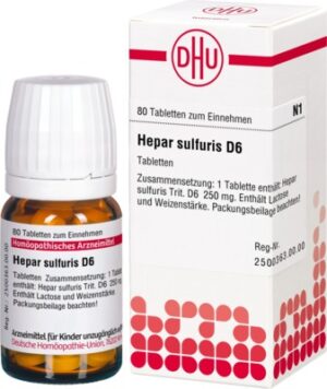 HEPAR SULFURIS D 6 Tabletten