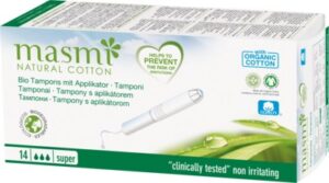 Bio Tampons Super mit Applikator 100% Bio-Baumwolle masmi