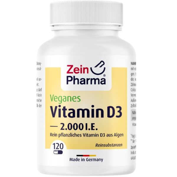 Zein Pharma Veganes Vitamin D3 2.000 I.E.