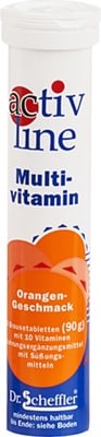 ACTIVLINE Multivitamin Orange Brausetabletten