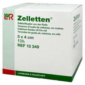 ZELLETTEN Tupfer 4x5cm keimreduziert Rolle