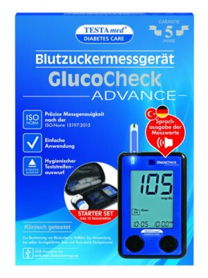 TESTAmed  GlucoCheck ADVANCE Starterset