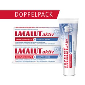 LACALUT Aktiv Zahnfleischschutz & Sanftes Weiß Doppelpack