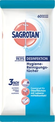 SAGROTAN DESINFEKTION Hygiene-Reinigungstücher