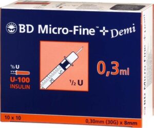 BD Micro-Fine+ Demi Insulinspritzen 0
