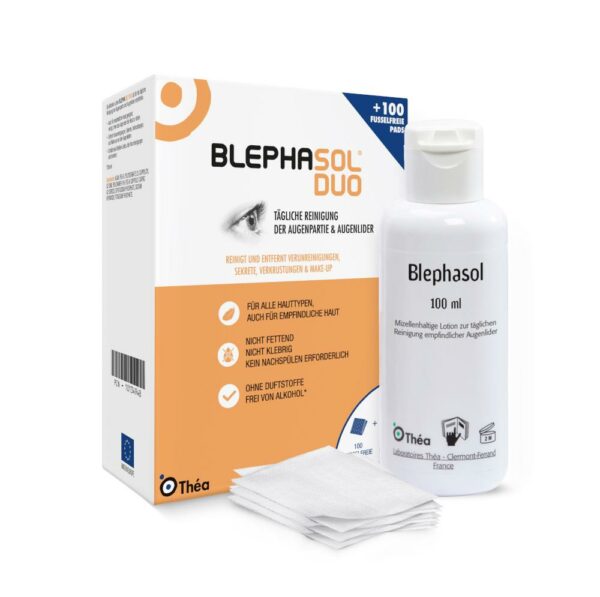 BLEPHASOL DUO 100 ml Lotion + 100 Reinigungspads