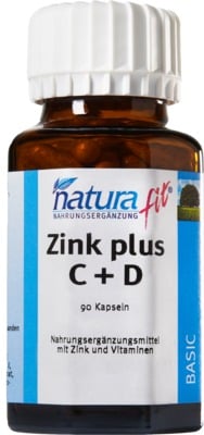 NATURAFIT Zink Plus C+D Kapseln