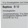 BAPTISIA D 12 Globuli