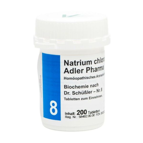 Natrium chloratum D6 Adler Pharma Biochemie nach Dr. Schüßler Nr.8