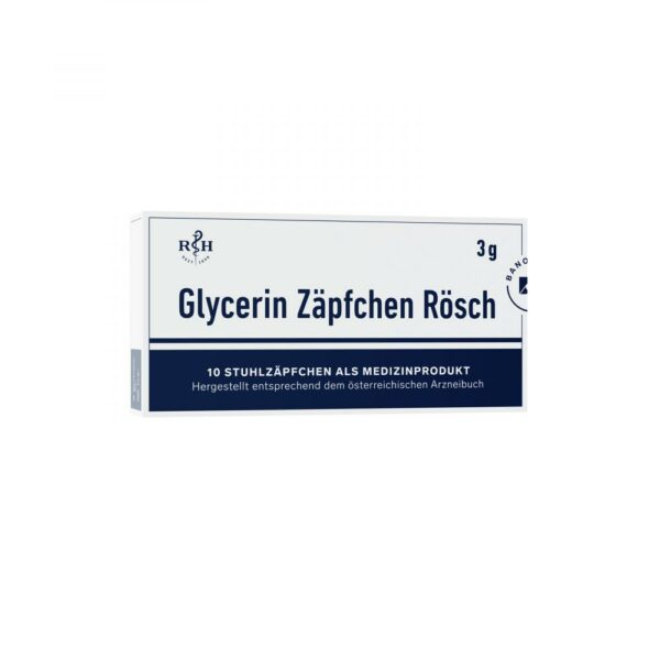 GLYCERIN ZÄPFCHEN Rösch 3 g gegen Verstopfung