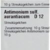 ANTIMONIUM SULFURATUM aurantiacum D 12 Globuli