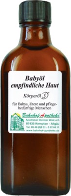 Babyöl empfindliche Haut Körperöl