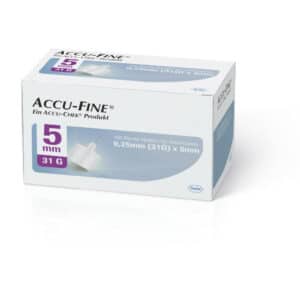 ACCU FINE sterile Nadeln f.Insulinpens 5 mm 31 G