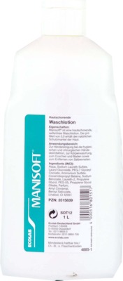 MANISOFT Waschlotion Spenderflasche