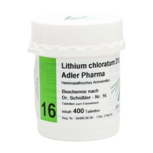 Lithium chloratum D12 Adler Pharma Nr.16