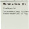 MARUM VERUM D 6 Globuli