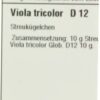 VIOLA TRICOLOR D 12 Globuli