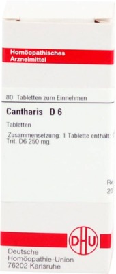 CANTHARIS D 6 Tabletten