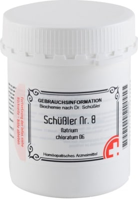 SCHÜSSLER Nr.8 Natrium chloratum D 6 Tabletten