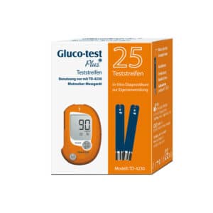 GLUCO TEST Plus Blutzuckerteststreifen