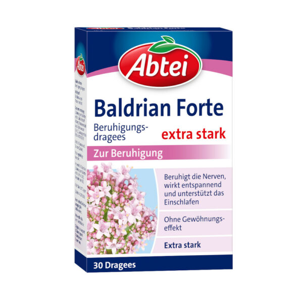 Abtei Baldrian forte Beruhigungsdragees