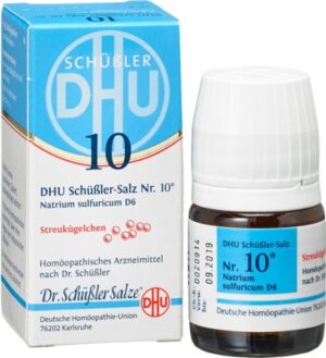 BIOCHEMIE DHU 10 Natrium sulfuricum D 6 Globuli