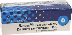 SCHUCKMINERAL Globuli 6 Kalium sulfuricum D6