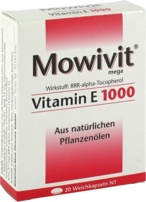 MOWIVIT Vitamin E 1000 Kapseln