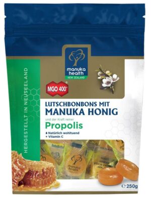 manuka health MGO 400+ LUTSCHBONBONS MIT MANUKA HONIG