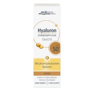 HYALURON Sonnenpflege Gesicht LSF 50+ getönt