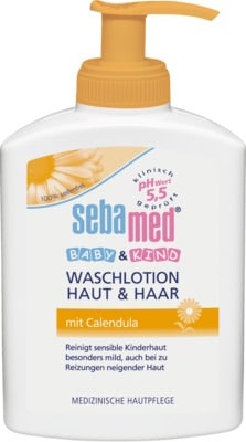 sebamed BABY&KIND WASCHLOTION HAUT& HAAR mit Calendula