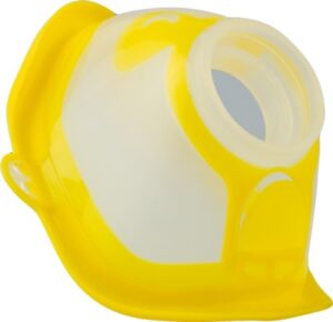 MICRODROP RF7 Maske Kind gelb transparent