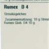 RUMEX D 4 Globuli