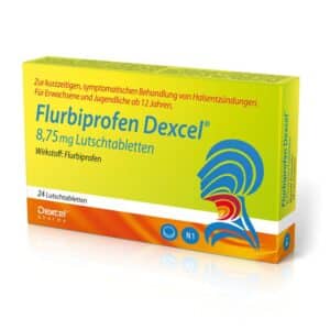 Flurbiprofen Dexcel gegen Halsschmerzen