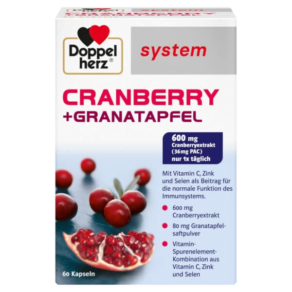 Doppelherz system CRANBERRY+GRANATAPFEL