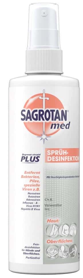 Sagrotan med Sprühdesinfektion