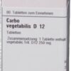 CARBO VEGETABILIS D 12 Tabletten