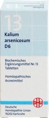 BIOCHEMIE DHU 13 Kalium arsenicosum D 6 Tabletten