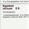 ARGENTUM NITRICUM D 8 Globuli