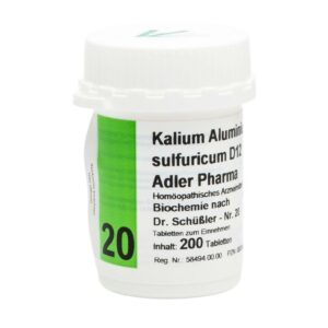 Kalium - Aluminium sulfuricum D12  Adler Pharma Nr.20