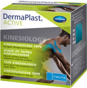 DERMAPLAST Active Kinesiology Tape 5 cmx5 m blau