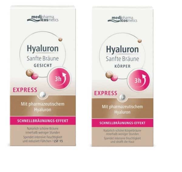 Hyaluron Sanfte Bräune EXPRESS Gesicht & Körper Set