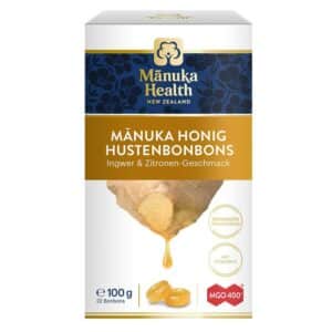 Manuka Health HUSTENBONBONS INGWER-ZITRONE MGO 400+