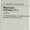 MAGNESIUM CHLORATUM D 6 Tabletten